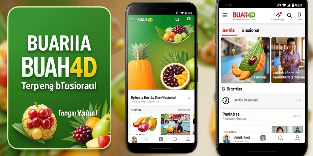 Tampilan antarmuka BUAH4D dengan berita terkini dan navigasi mudah.