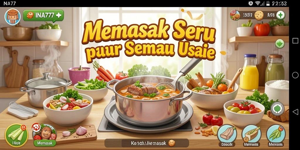 Antarmuka permainan INA777 yang menyenangkan dan interaktif.