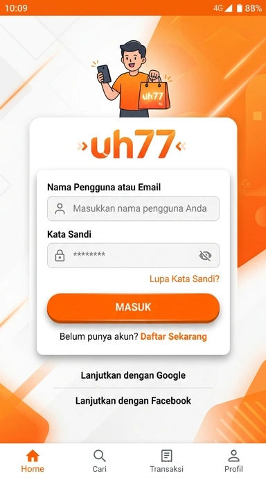 Login Akun uh77 Anda dengan Mudah